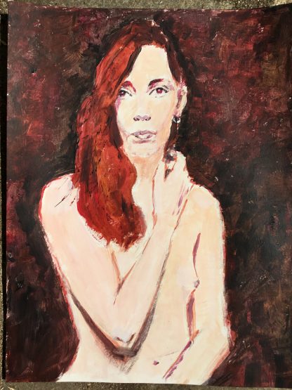 Dominique Deve -- Red Nude