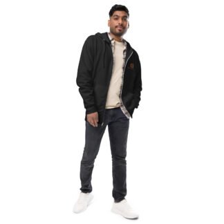 Aristocratix Branded Unisex fleece zip up hoodie