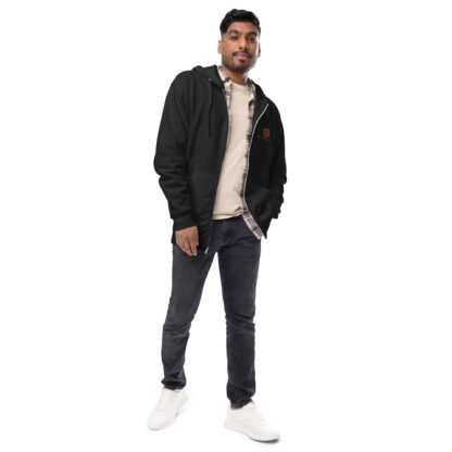 Aristocratix Branded Unisex fleece zip up hoodie
