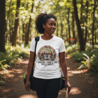 Chains Don't Lie Disc Golf Tee lifestyle photo