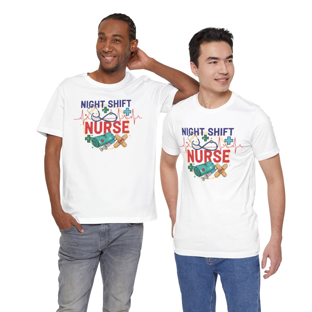 Night Shift Nurse t-shirt featured image for Autism Awareness blog post on Art Outbreak