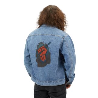 Art Outbreak Logo Denim Jacket - Art Outbreak Originals design