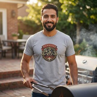 BBQ & Grilling T-Shirt - Pitmaster Badge - Multi Tee