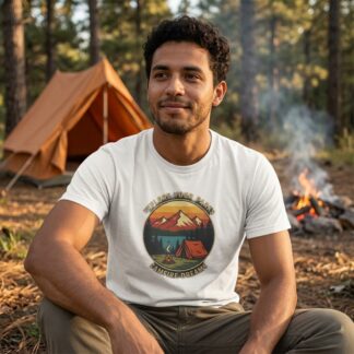 Camping T-Shirt - Vintage National Park - Multi Tee