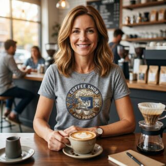 Coffee Snob and Proud T-Shirt | Espresso Machine, Pour Over, Beans