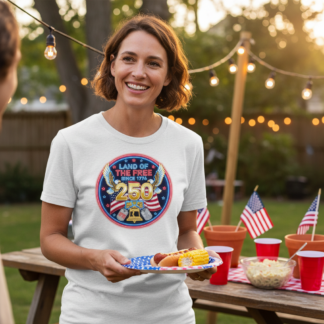 Land of the Free Since 1776 T-Shirt | America 250th Anniversary