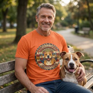 Pitbull Couch Hogs Tee lifestyle photo
