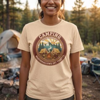 Camping Marshmallows Get Toasted T-Shirt lifestyle photo
