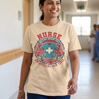 Nurse Badge Emblem T-Shirt lifestyle photo