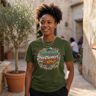 Professional Overthinker and Artist T-Shirt lifestyle photo