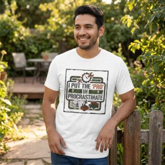 I Put the 'Pro' in Procrastinate Tee lifestyle photo