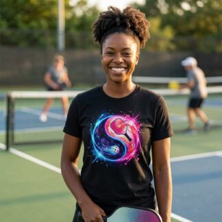 Yin Yang Pickelball Tee lifestyle photo