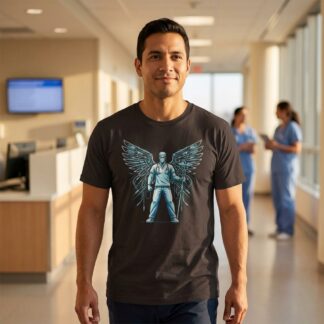 Nurse Mechanical Angel Tee lifestyle photo