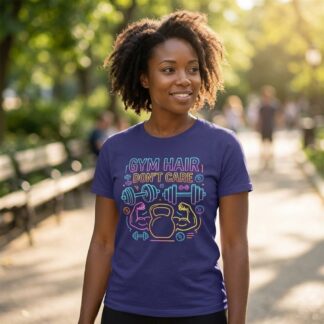 Gym Hair Don't Care T-Shirt lifestyle photo