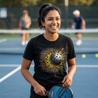 Pickleball Impact Graphic Tee lifestyle photo