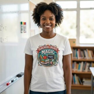 Teachers Create Magic T-Shirt | Education Classroom Gift