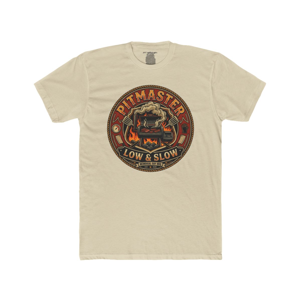 Pitmaster Low & Slow T-Shirt | BBQ Smoker Grill Logo - Image 4