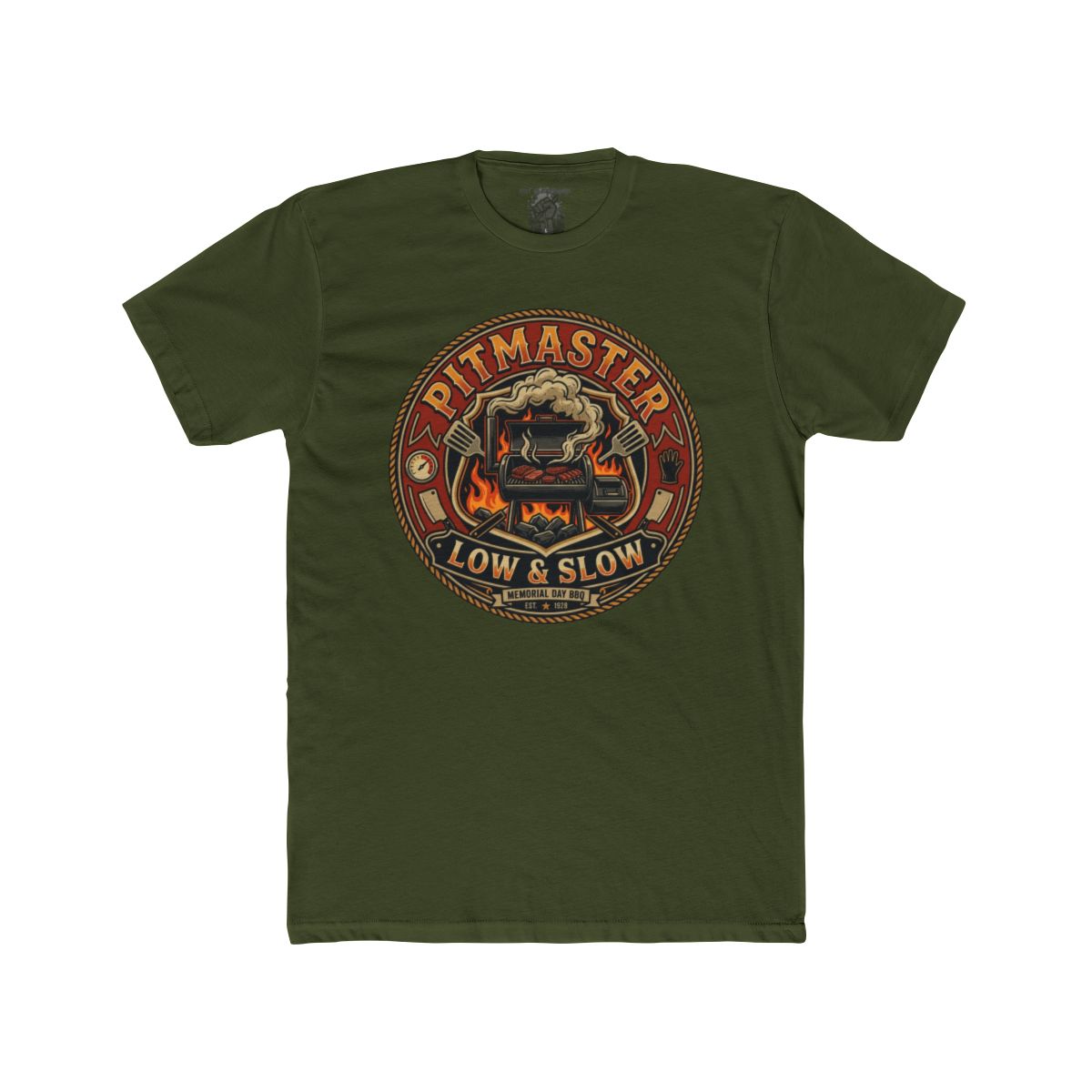 Pitmaster Low & Slow T-Shirt | BBQ Smoker Grill Logo - Image 9
