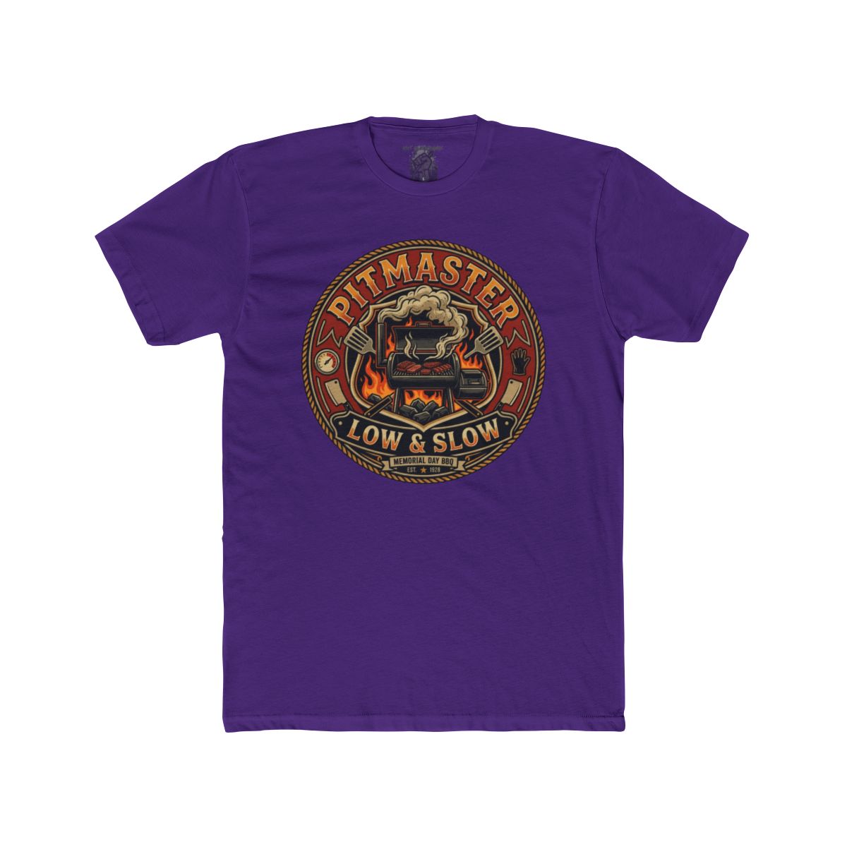 Pitmaster Low & Slow T-Shirt | BBQ Smoker Grill Logo - Image 13