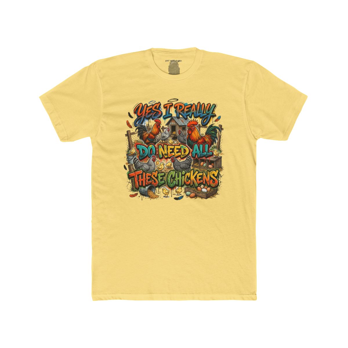 Yes I Really Do Need All These Chickens T-Shirt | Chicken Farm Design - Image 7