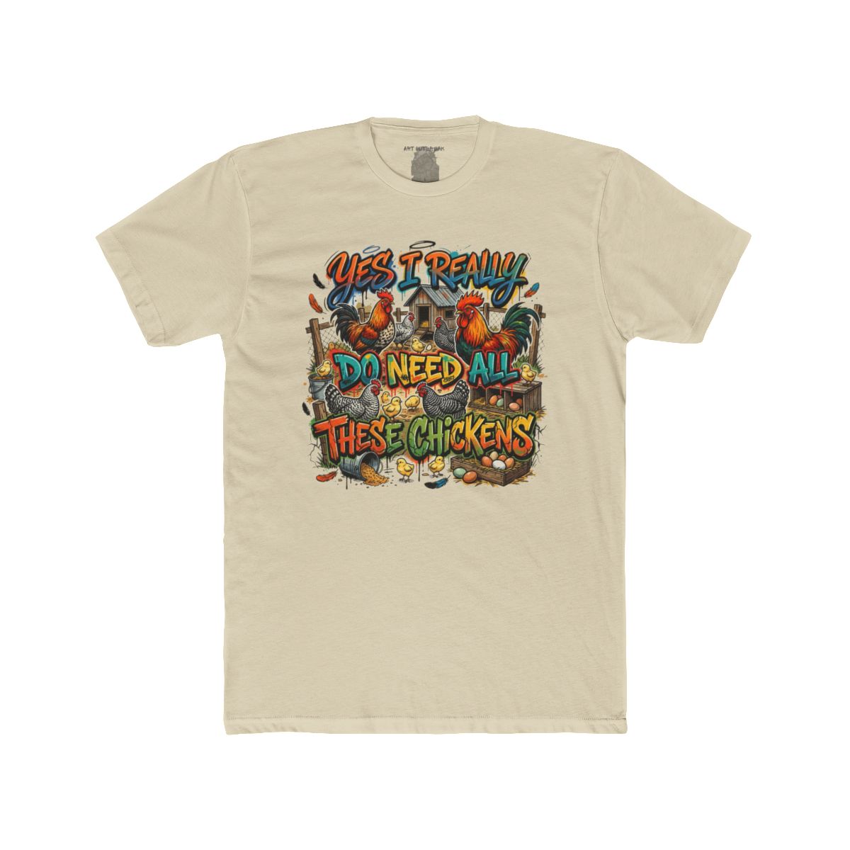 Yes I Really Do Need All These Chickens T-Shirt | Chicken Farm Design - Image 4