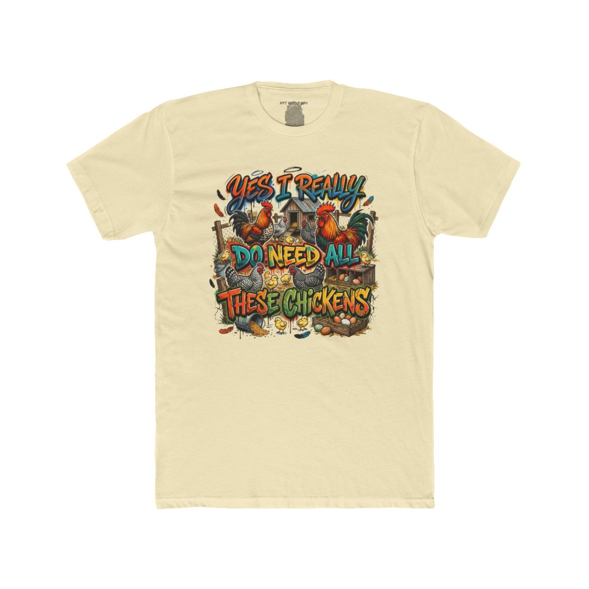 Yes I Really Do Need All These Chickens T-Shirt | Chicken Farm Design - Image 6