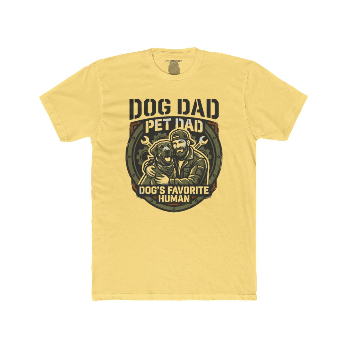 Dog Dad Pet Dad T-Shirt | Dog's Favorite Human Tee - Image 5