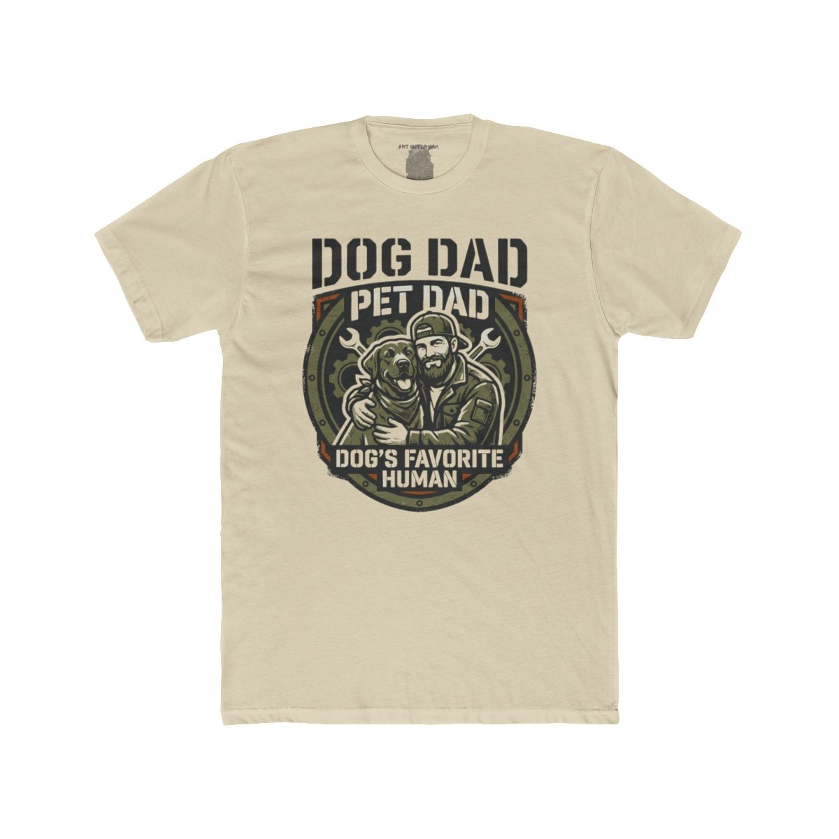 Dog Dad Pet Dad T-Shirt | Dog's Favorite Human Tee - Image 3