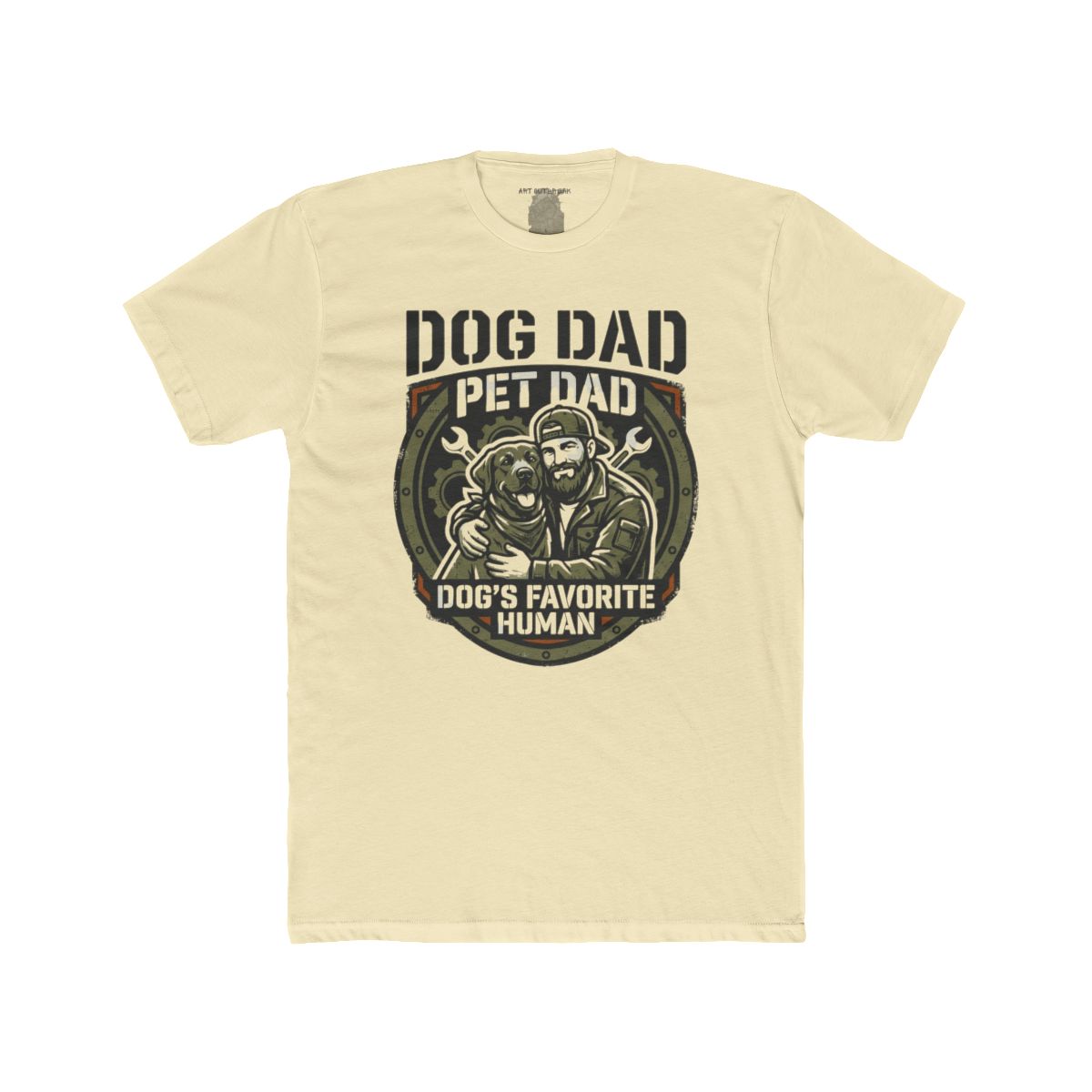 Dog Dad Pet Dad T-Shirt | Dog's Favorite Human Tee - Image 4