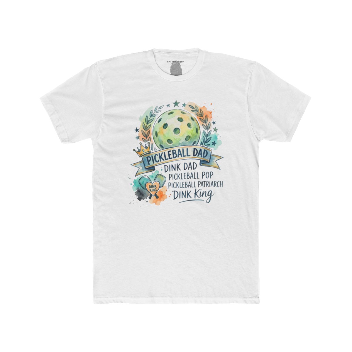 Pickleball Dad Tee | Pickleball Paddle Ball Design, Dad Player Shirt - Image 2