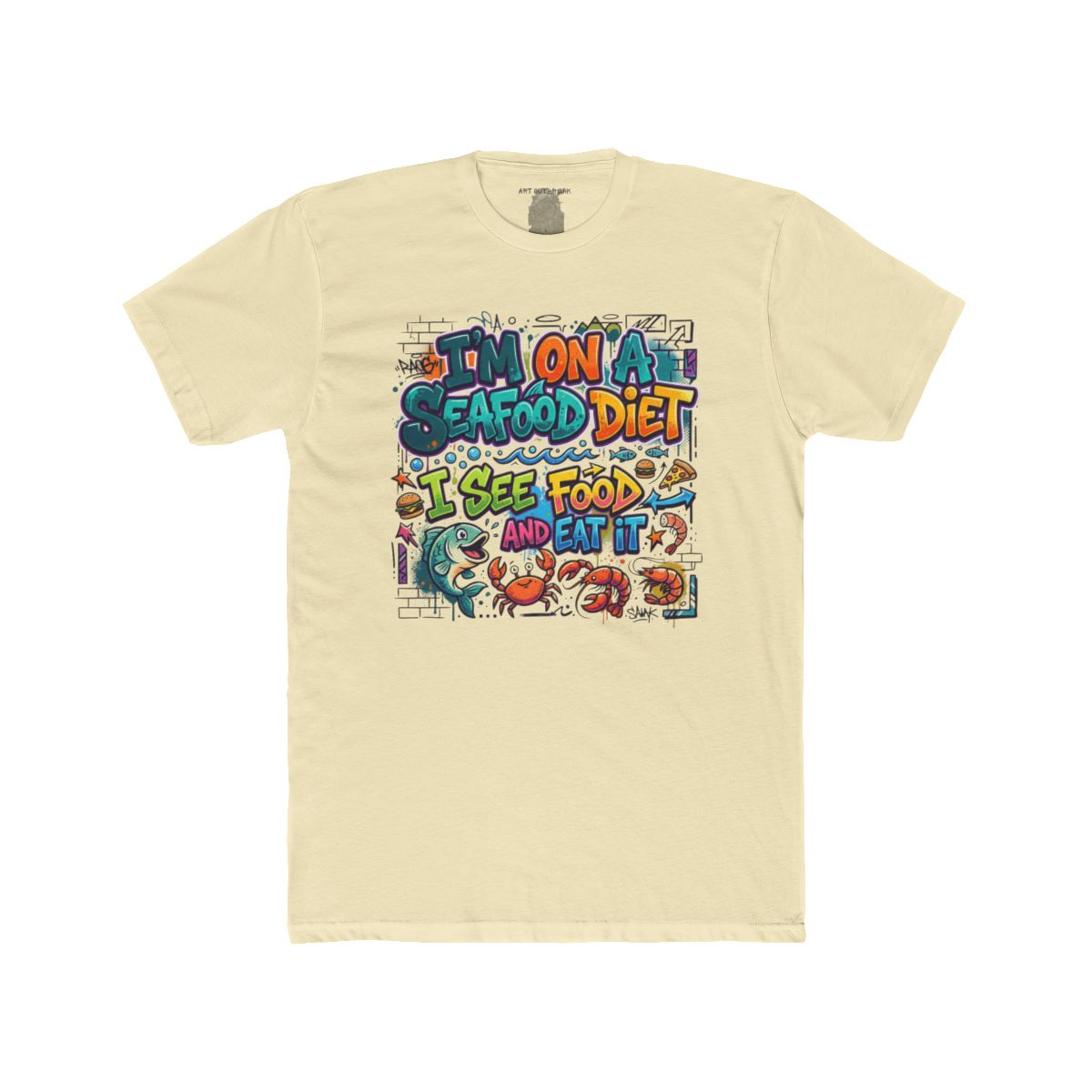 I'm On A Seafood Diet I See Food And Eat It T-Shirt | Funny Seafood Tee - Image 6