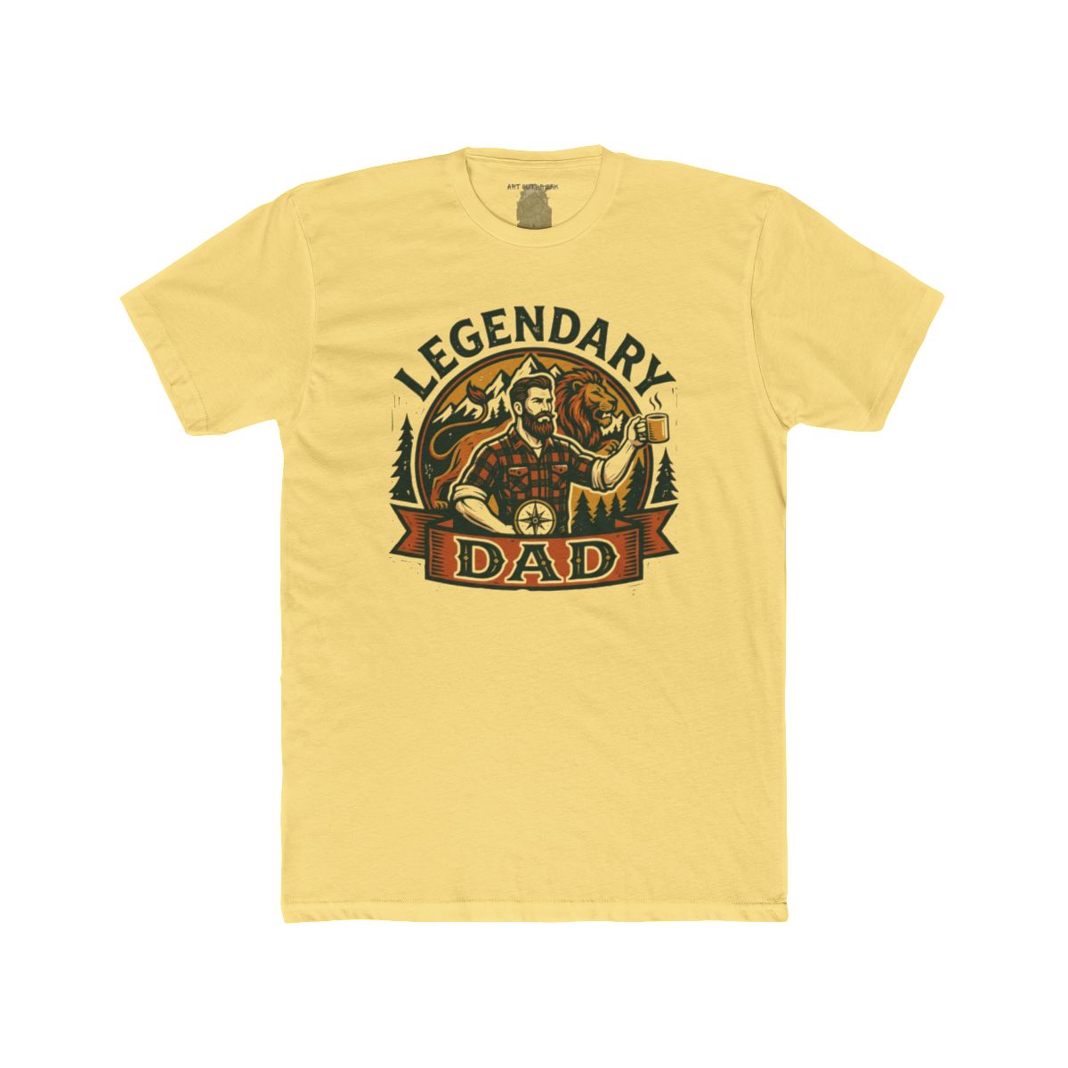 Legendary Dad Tee | Retro Camper, Beer Mug, Outdoors Father Design - Image 7
