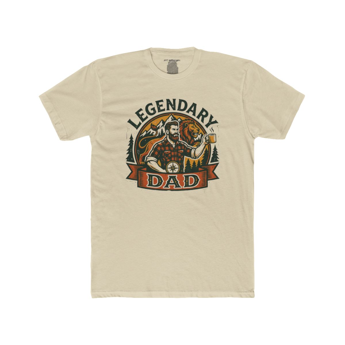 Legendary Dad Tee | Retro Camper, Beer Mug, Outdoors Father Design - Image 4