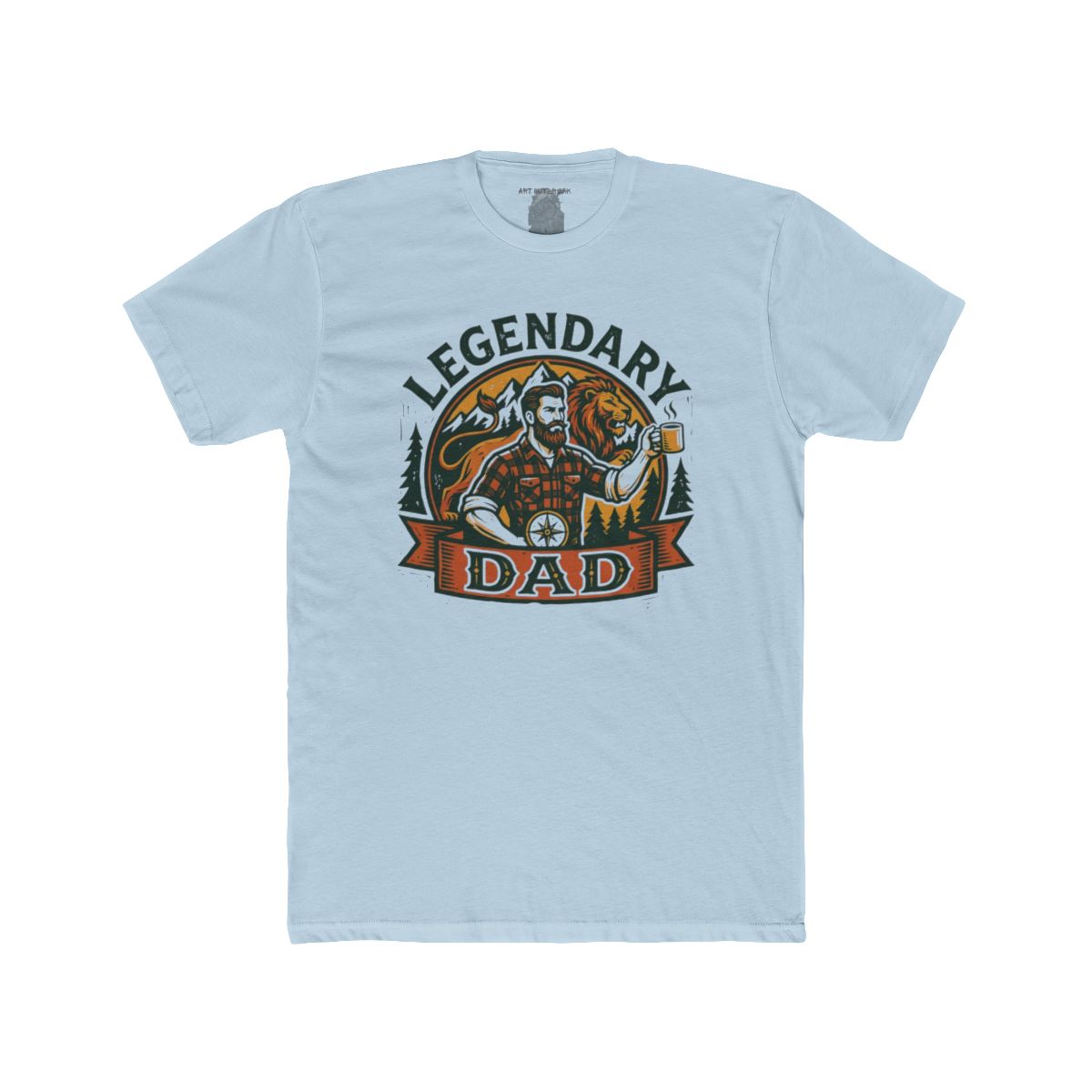 Legendary Dad Tee | Retro Camper, Beer Mug, Outdoors Father Design - Image 8