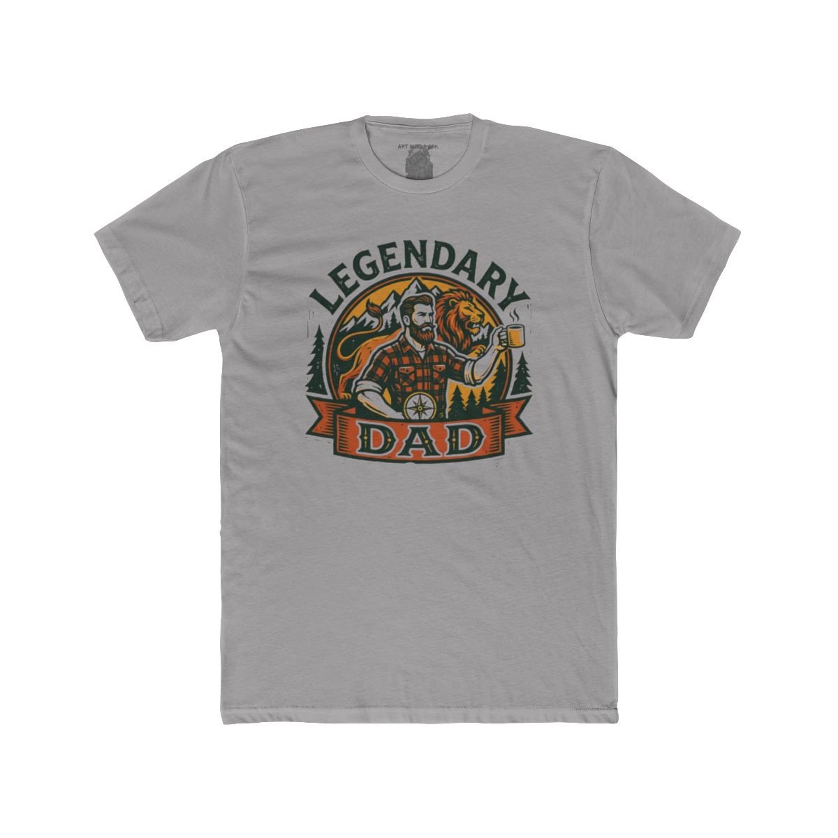 Legendary Dad Tee | Retro Camper, Beer Mug, Outdoors Father Design - Image 3
