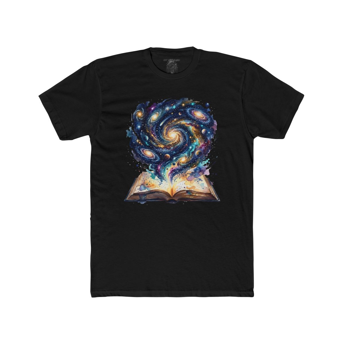 Galaxy Spellbook T-Shirt | Cosmic Book Illustration - Image 4
