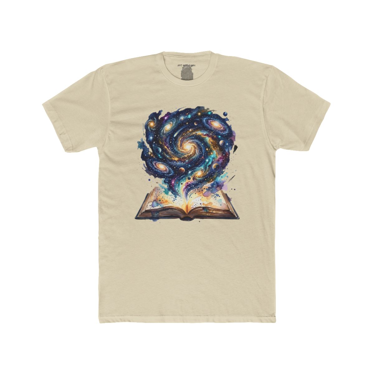 Galaxy Spellbook T-Shirt | Cosmic Book Illustration - Image 5