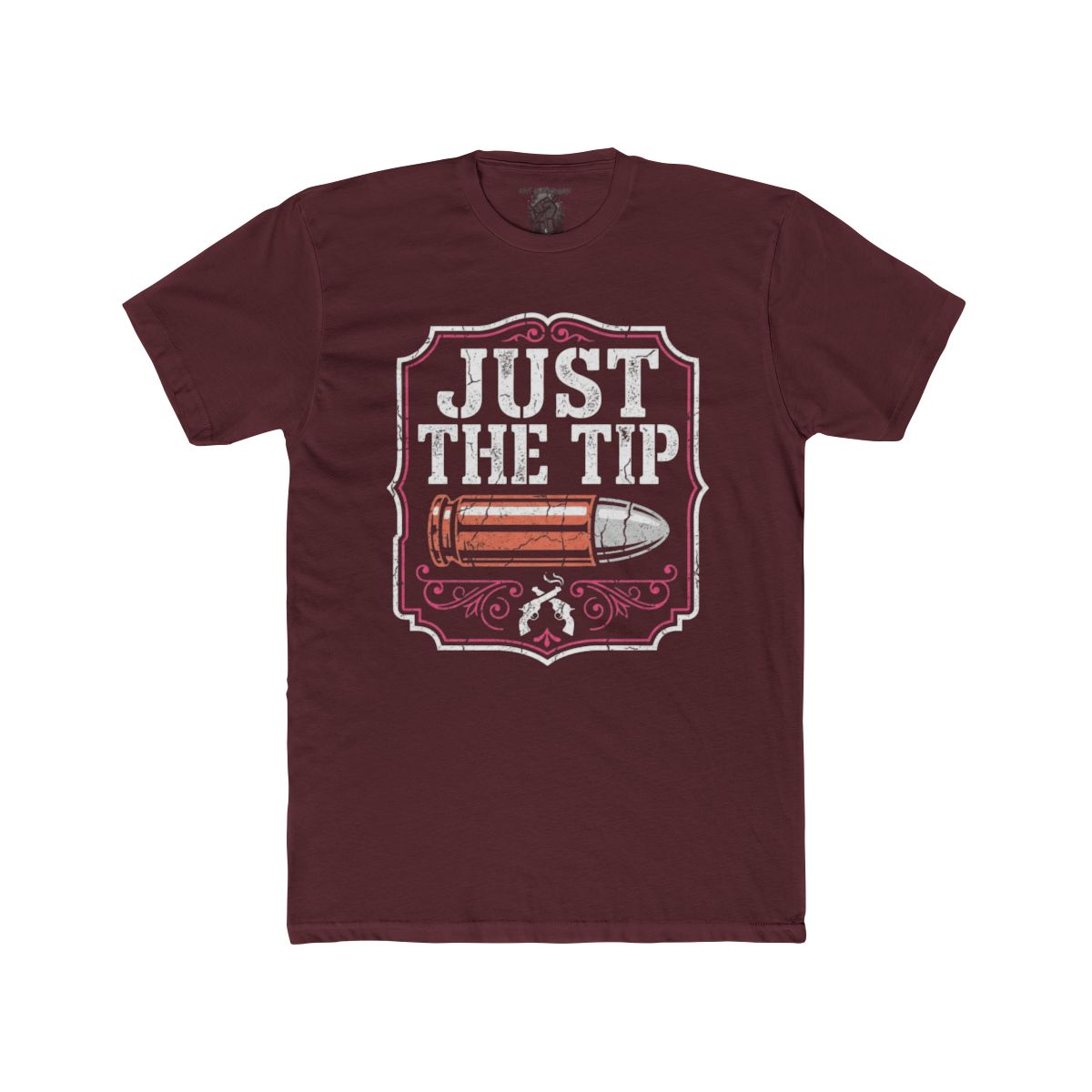 Just The Tip bullet graphic Tee | vintage bullet illustration, edgy humor - Image 9