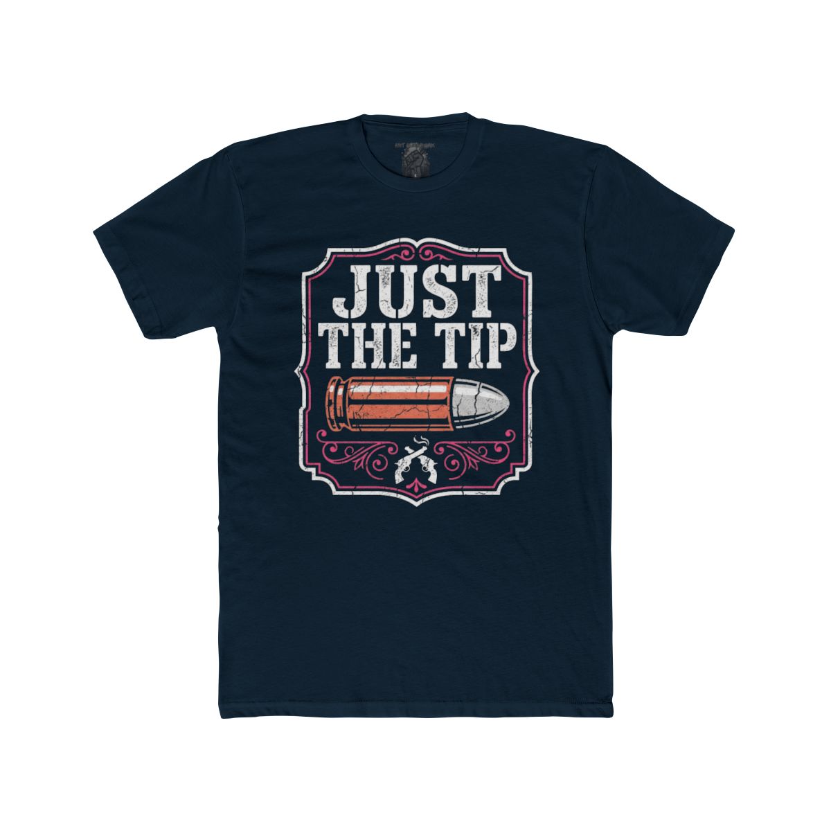 Just The Tip bullet graphic Tee | vintage bullet illustration, edgy humor - Image 6