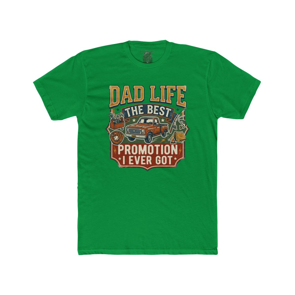 Dad Life The Best Promotion I Ever Got T-Shirt | Vintage Truck Dad Tee - Image 10