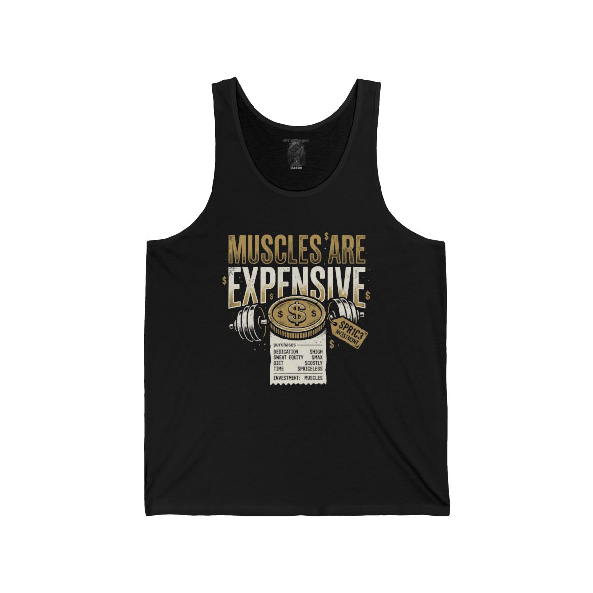 Muscles Are Expensive tank top | Gym fitness workout apparel - Image 3