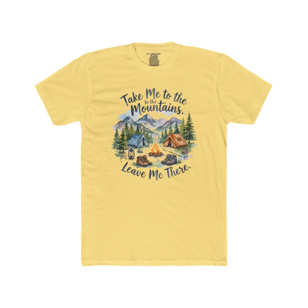 Take Me to the Mountains tee | Camping Scene, Campfire, Cabins - Image 5