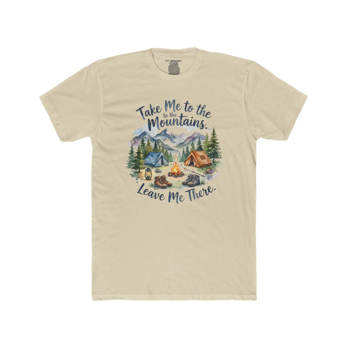Take Me to the Mountains tee | Camping Scene, Campfire, Cabins - Image 3