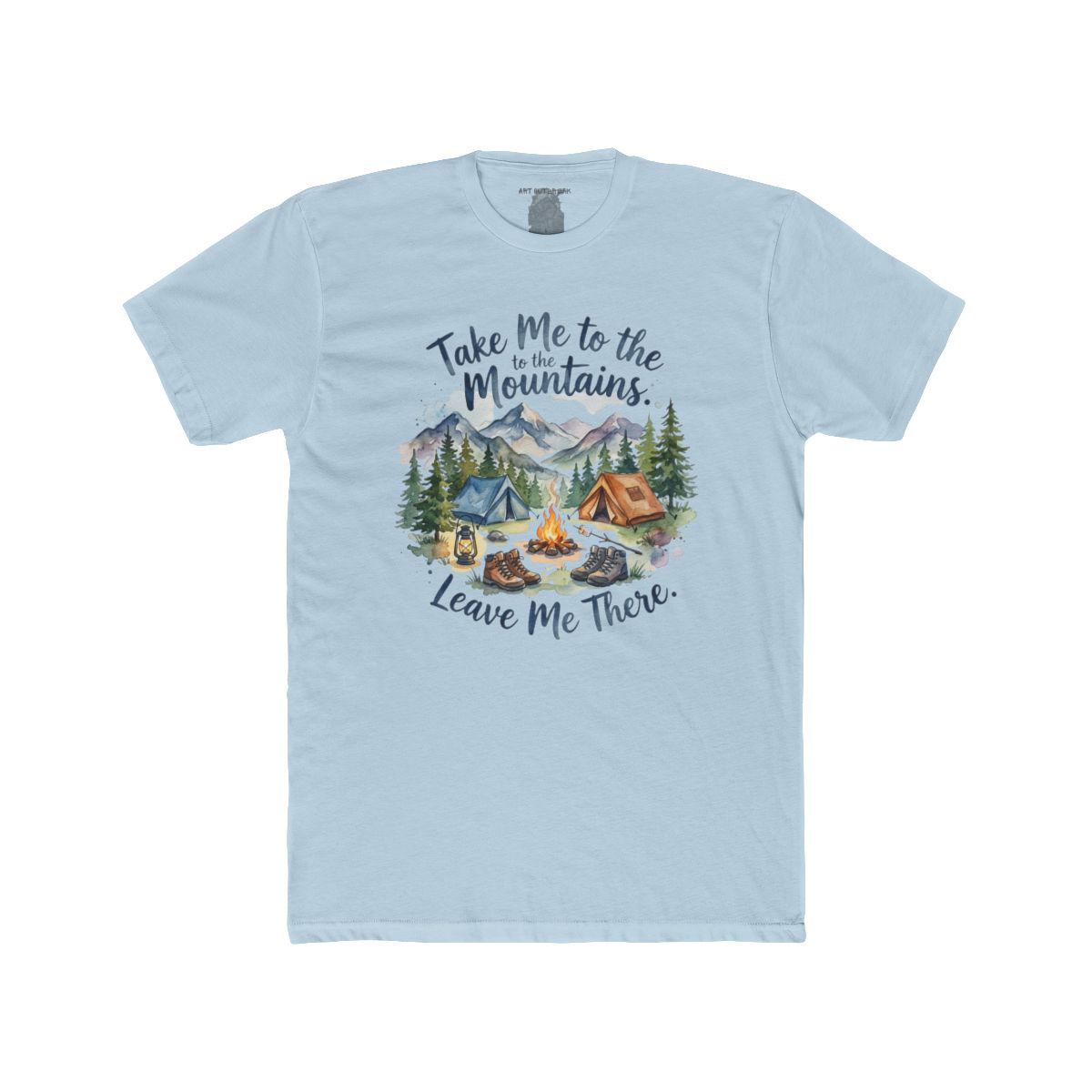 Take Me to the Mountains tee | Camping Scene, Campfire, Cabins - Image 6