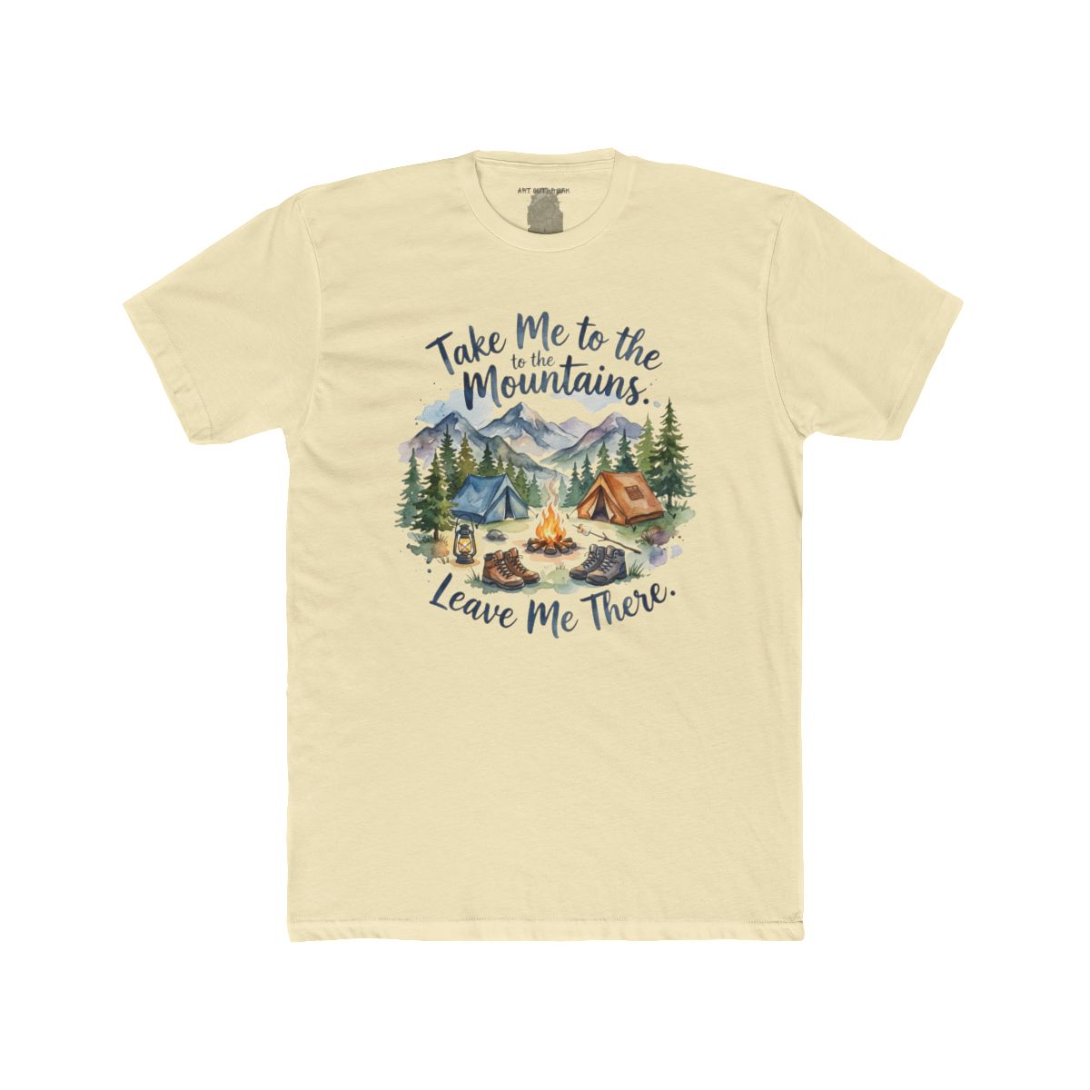 Take Me to the Mountains tee | Camping Scene, Campfire, Cabins - Image 4