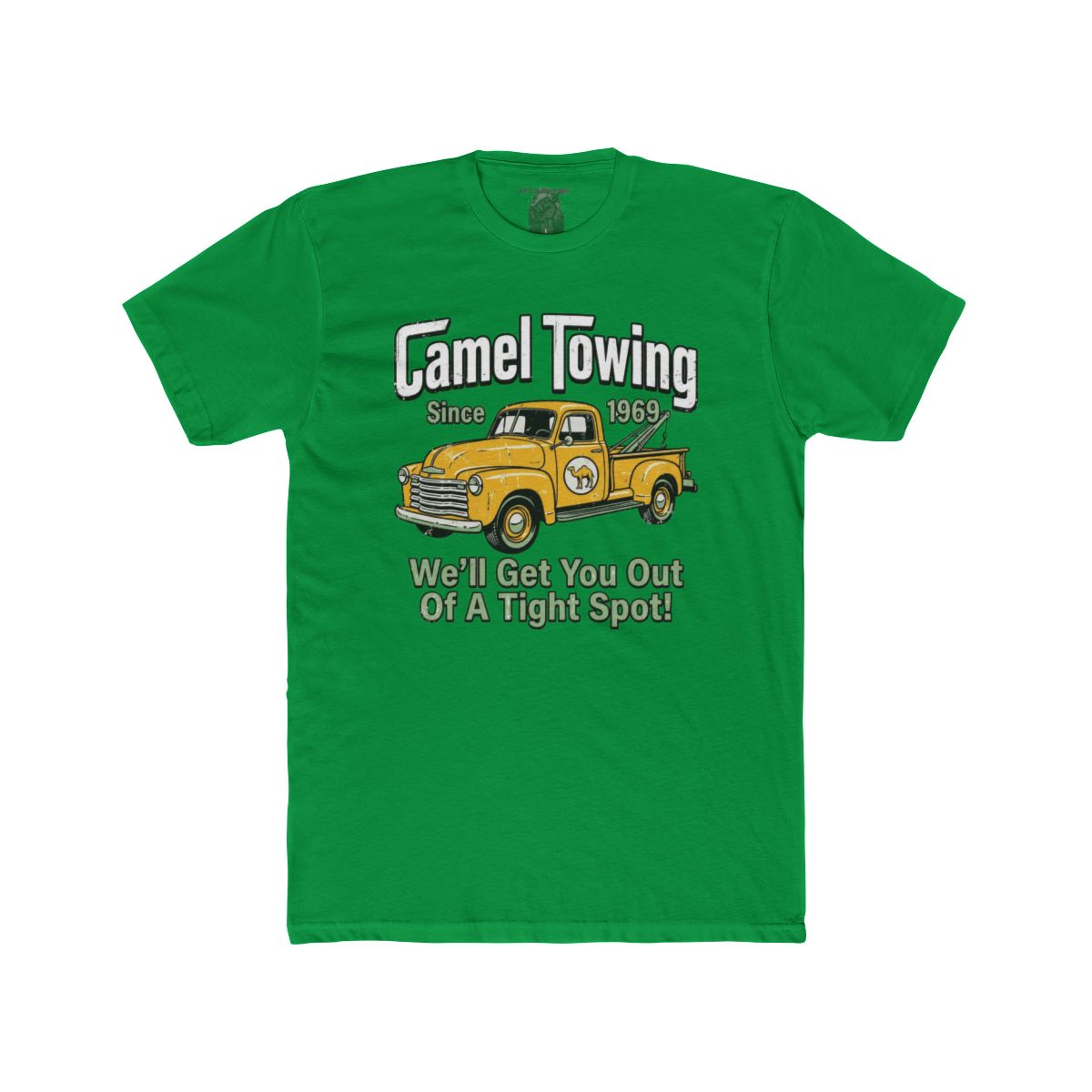 Camel Towing Truck Tee | Vintage Tow Truck Graphic, Funny Slogan - Image 9