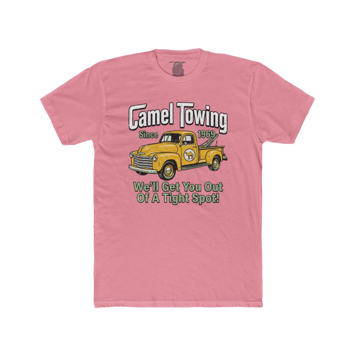 Camel Towing Truck Tee | Vintage Tow Truck Graphic, Funny Slogan - Image 13