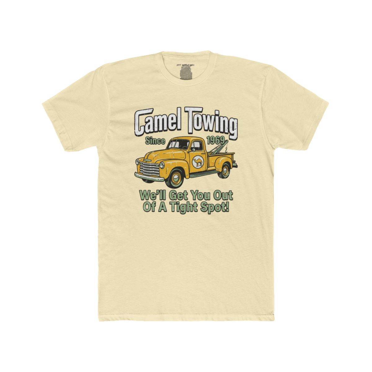 Camel Towing Truck Tee | Vintage Tow Truck Graphic, Funny Slogan - Image 7