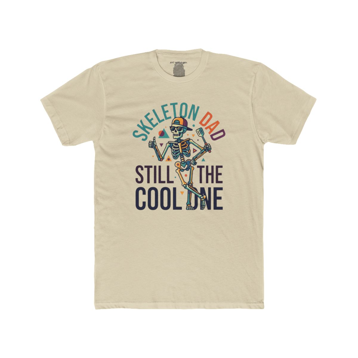 Skeleton Dad Still The Cool One T-Shirt | Funny Halloween Tee - Image 4