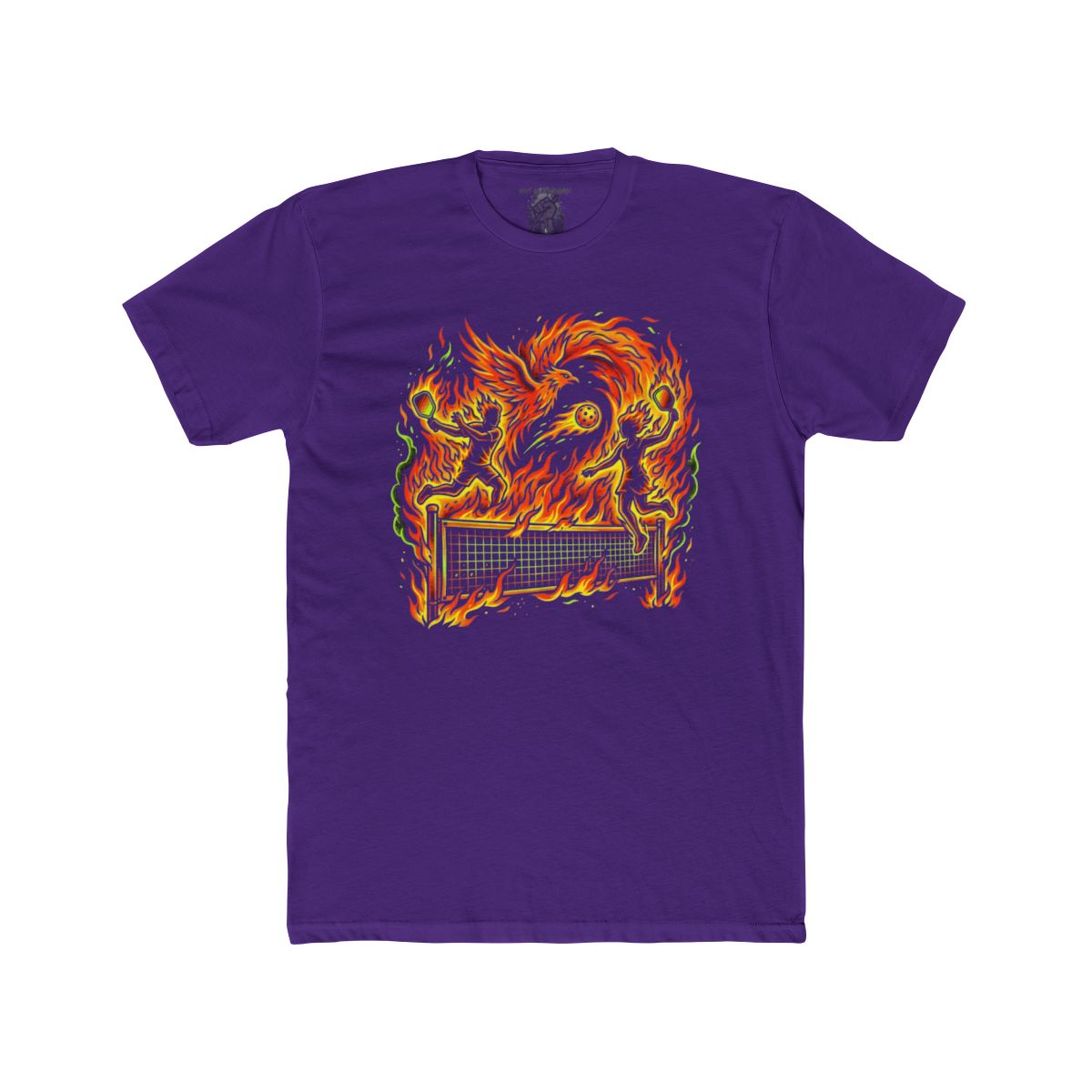 Flaming Pickleball T-Shirt | Fire Pickleball Players Tee - Image 8